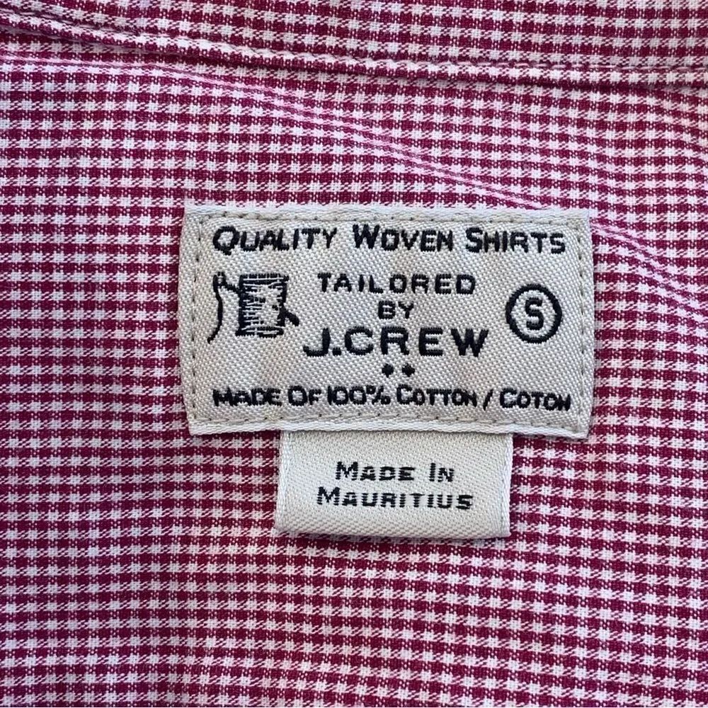 J Crew Button Down Raspberry Shirt Size Small - Picture 5 of 8